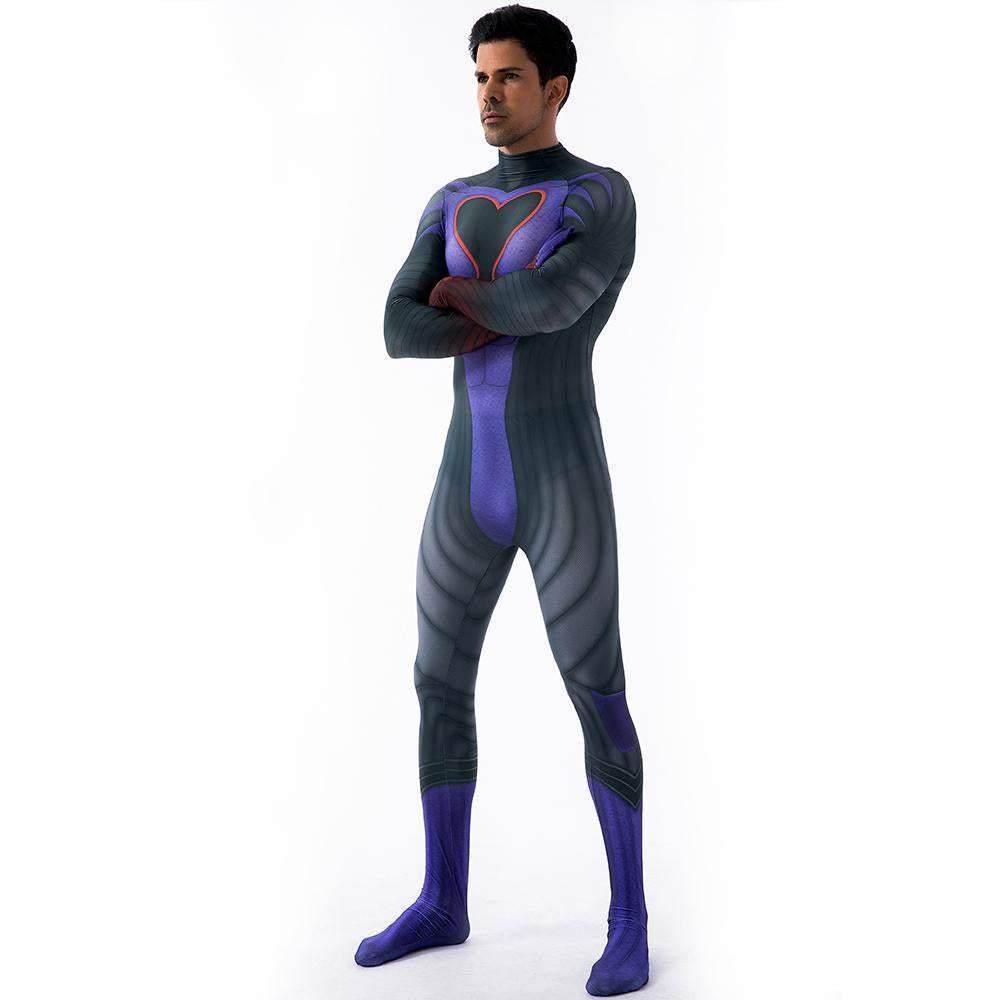Replica Riku Costume Cosplay Halloween Jumpsuit Anime Tights Suit Zentai For Adult Kids - zzcosplay