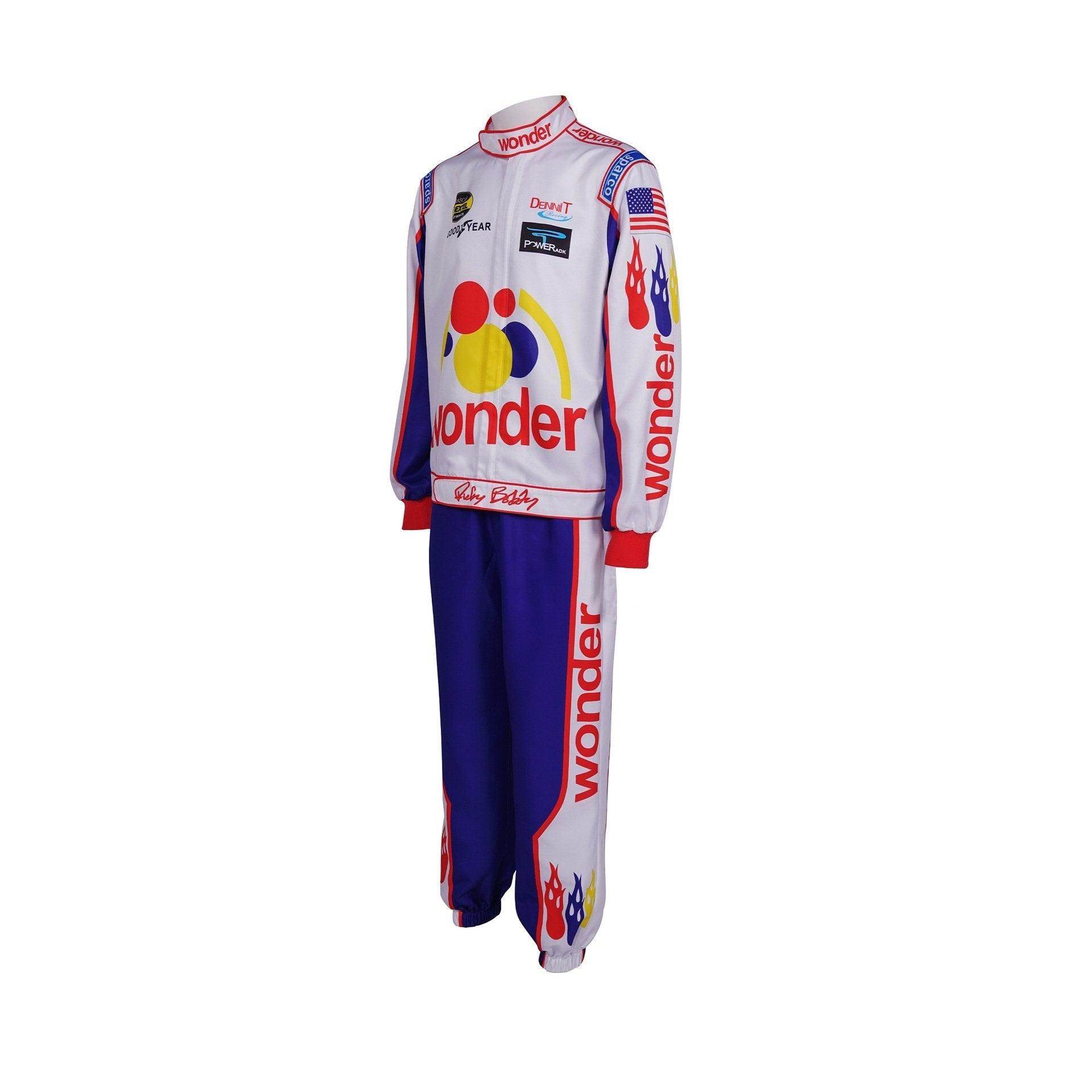 Ricky Bobby Nascar Cosplay Costume Talladega Nights Wonder Bread Racing Apparel - zzcosplay