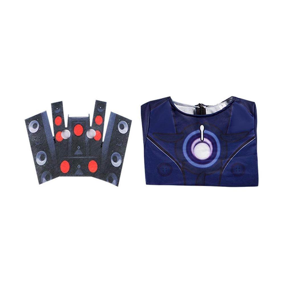 Skibidi Toilet Game Kids Cosplay Costume Jumpsuit Halloween Carnival Suit - zzcosplay