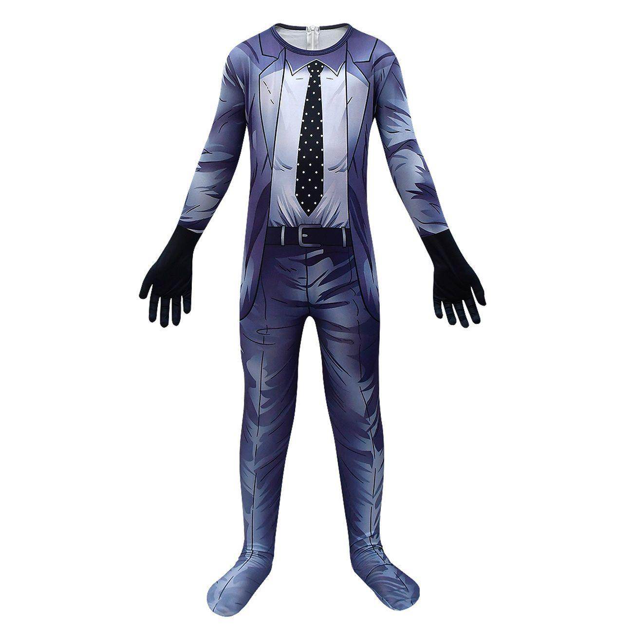 Skibidi Toilet Outfits Jumpsuit Mask Titan Tv man Cosplay Costume For Kids - zzcosplay