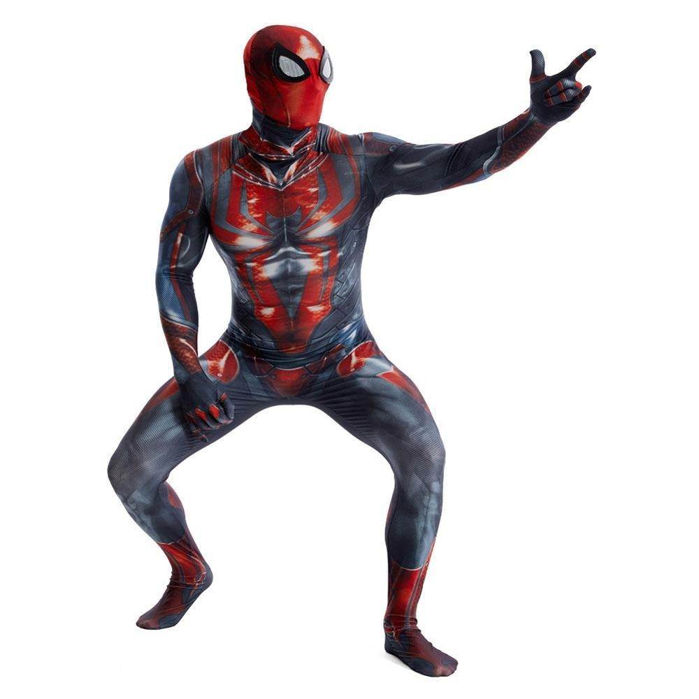 Spider Armor MK III Spider Man Peter Parker Shimmering Cosplay Suit PS4 Costume - zzcosplay