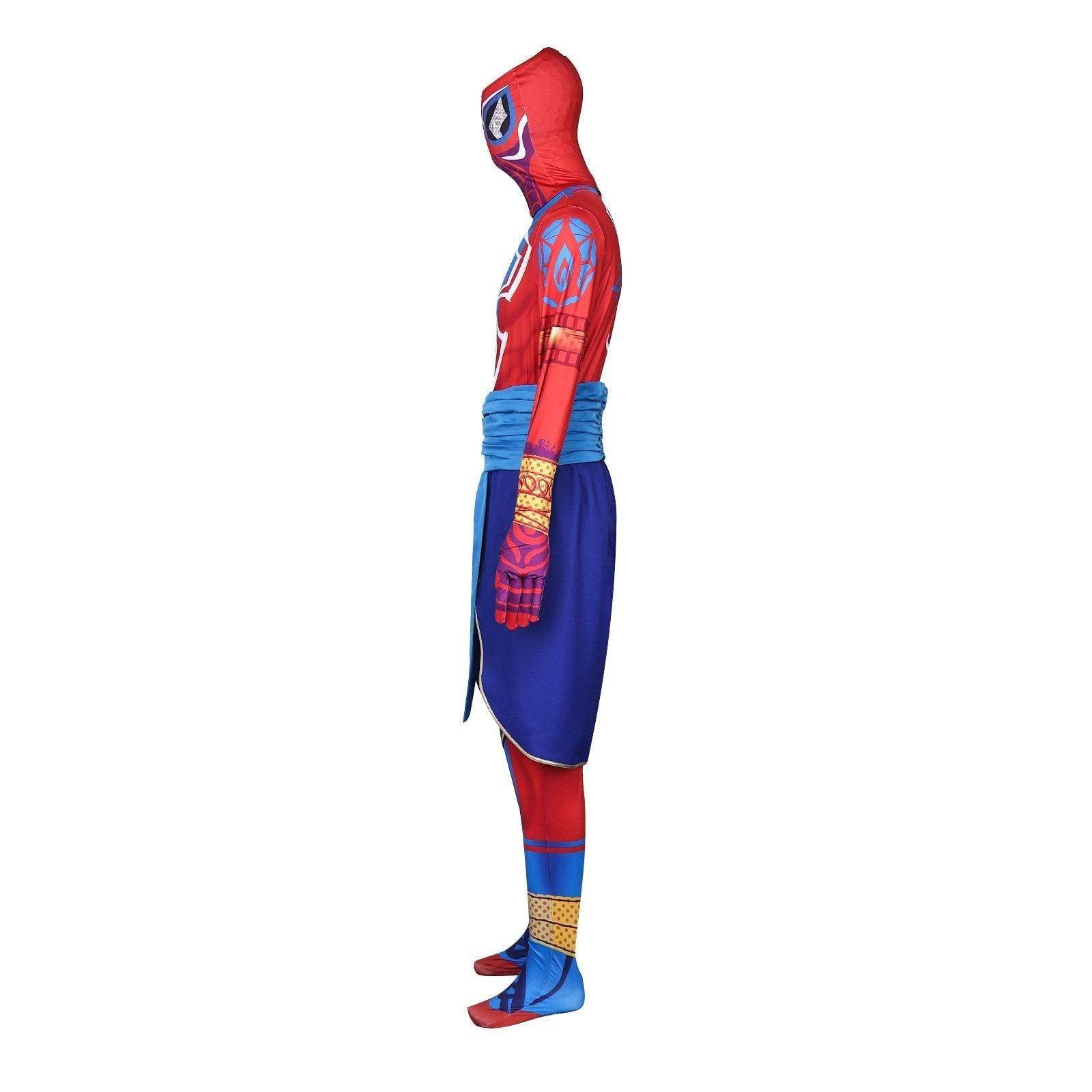 Spider-Man India Pavitr Prabhakar Bodysuit Costume Cosplay Spider-Man: Across The Spider-Verse Suit - zzcosplay