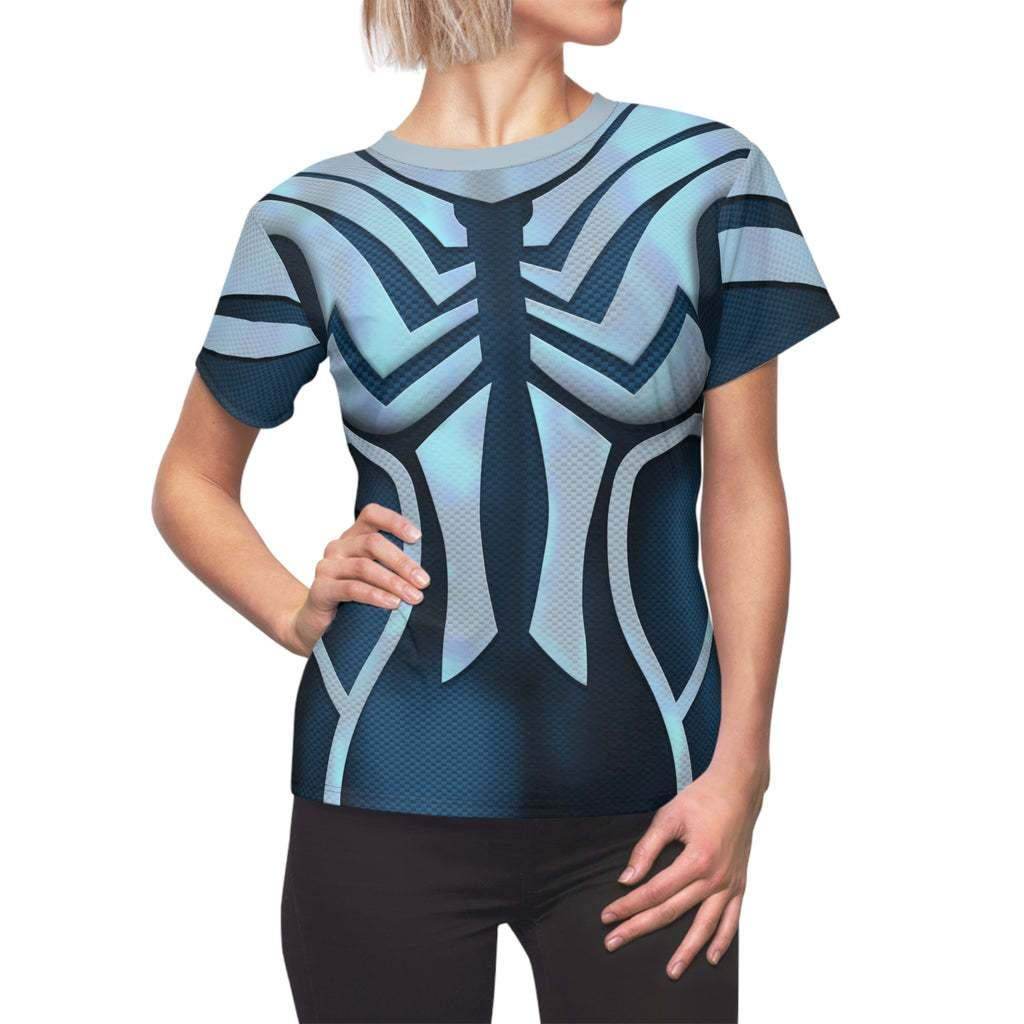 Spider-Woman Women's Short sleeve Shirt Madame Web Costume SuperHero Outfit - zzcosplay