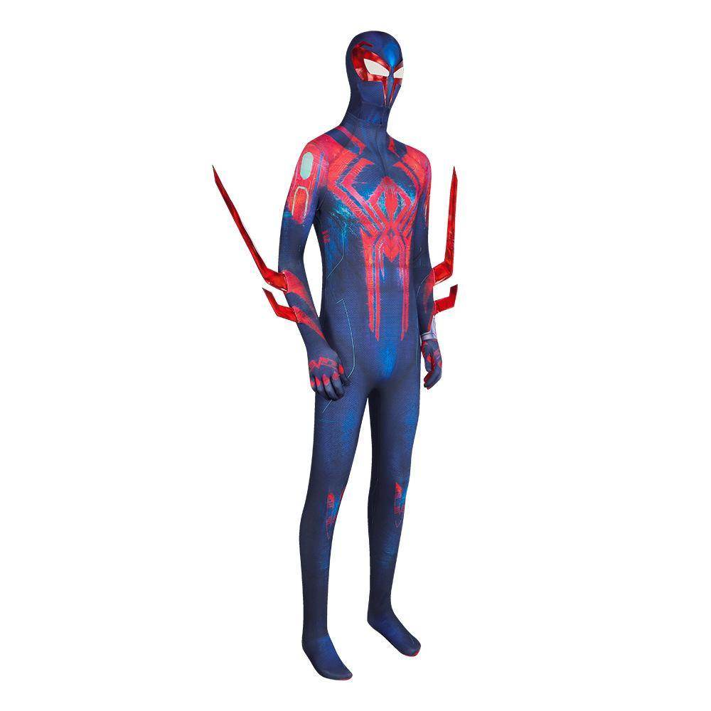 SpiderMan Across the Spider Verse Miguel O'Hara 2099 Zentai Costume Cosplay Outfits Halloween Carnival Suit Adults - zzcosplay