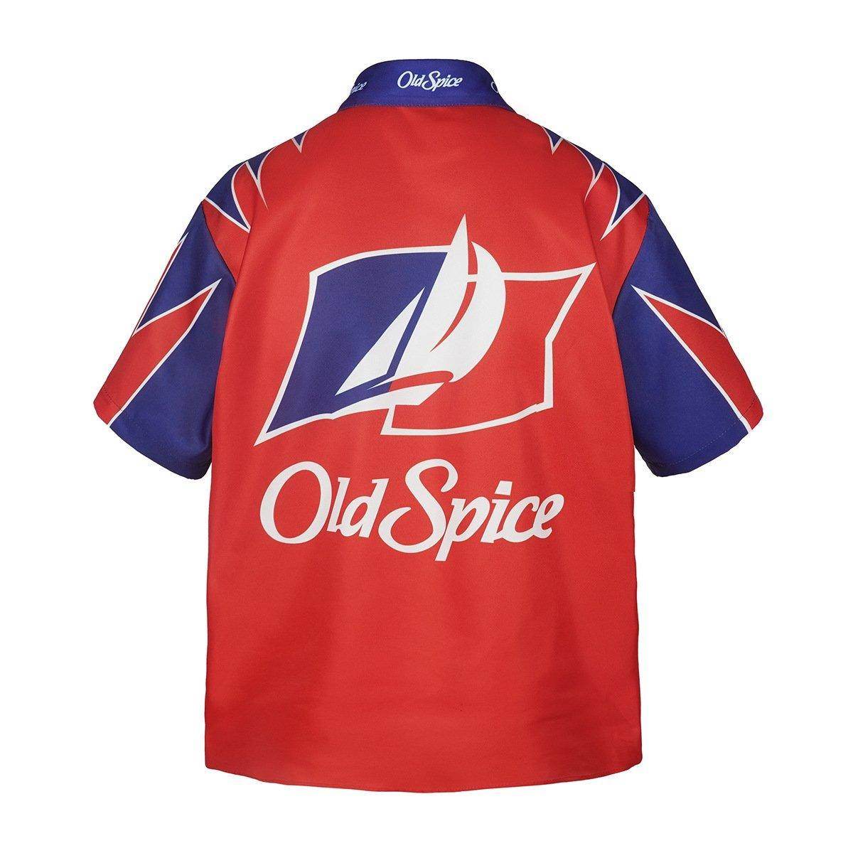 Talladega Nights Ricky Bobby Racing Shirt and Hat Set Men's Short Sleeve Casual Costume - zzcosplay