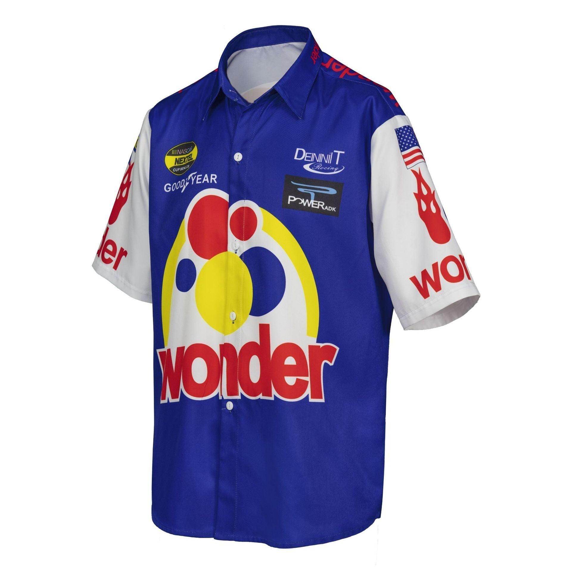 Talladega Nights Ricky Bobby Racing Shirt and Hat Set Men's Short Sleeve Casual Costume - zzcosplay