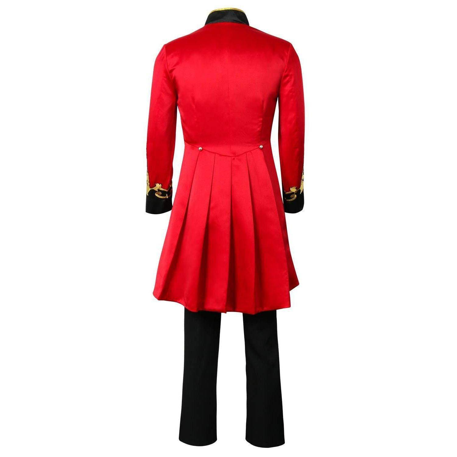 The Greatest Showman Cosplay Costume P.T. Barnum Red Suit - zzcosplay