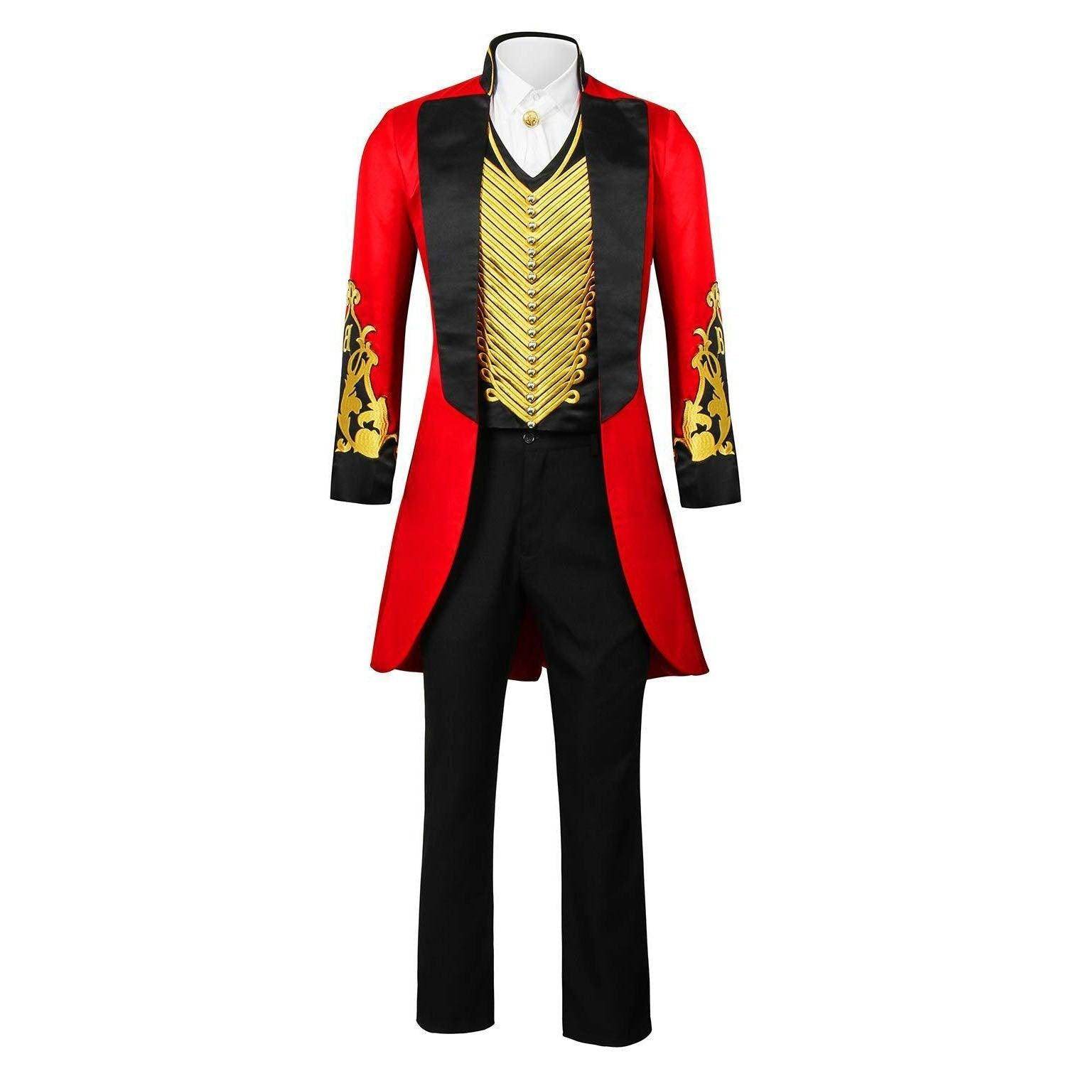 The Greatest Showman Cosplay Costume P.T. Barnum Red Suit - zzcosplay