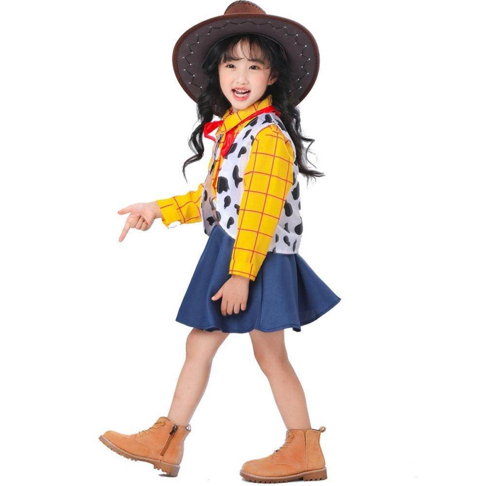 Toy Story 4 Woody Costume Halloween For Kids Child Girls Boys - zzcosplay