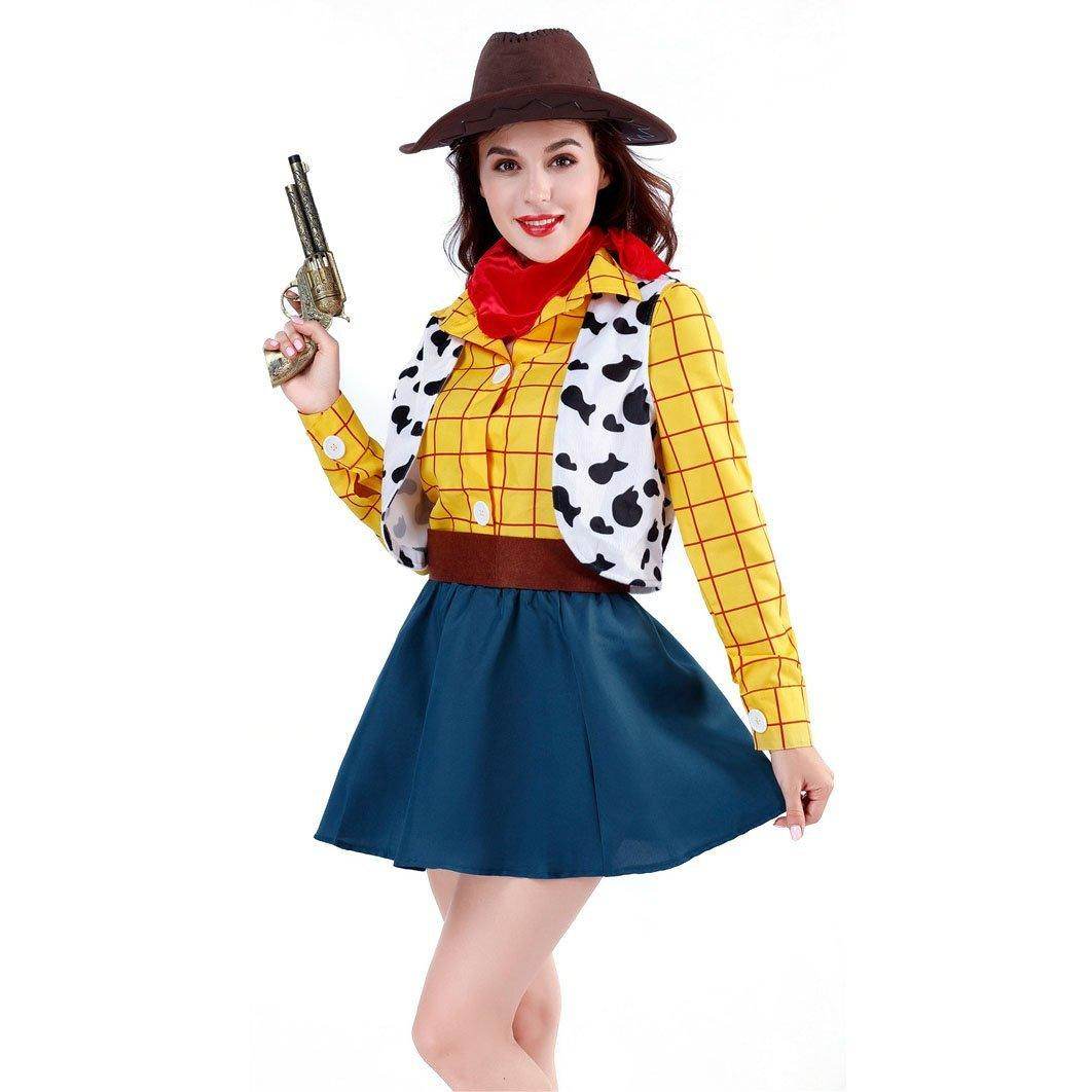 Toy Story 4 Woody Costume Halloween For Women Adult - zzcosplay