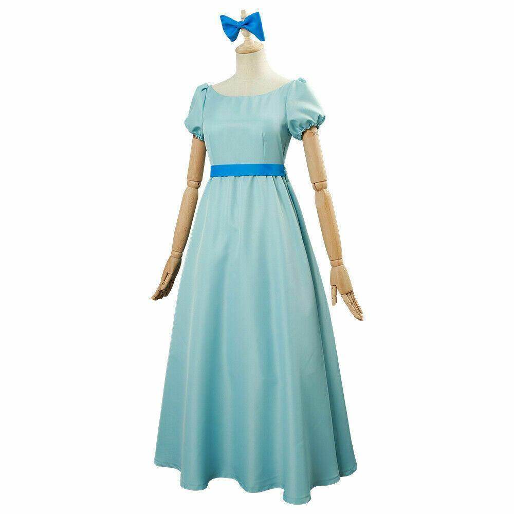 Wendy Darling Peter Pan Cosplay Costume Princess Dress for Women - zzcosplay