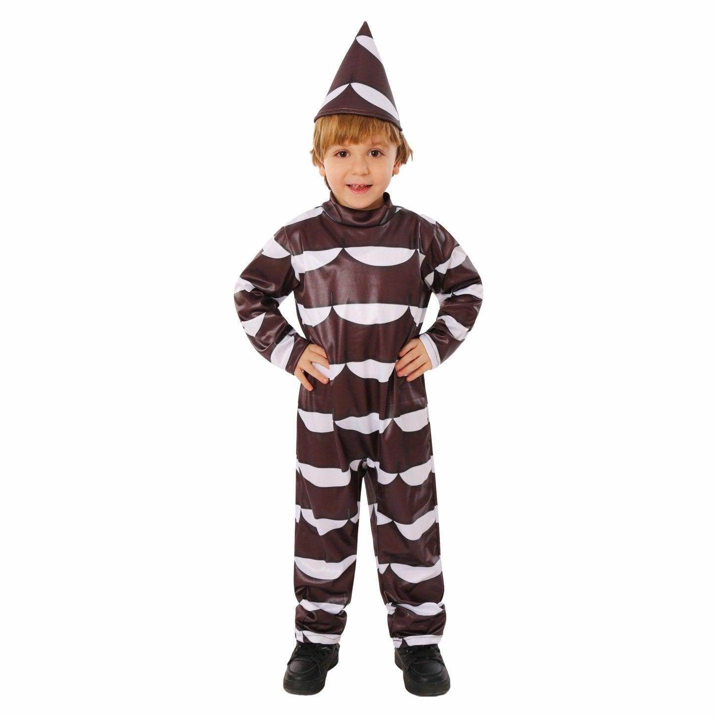 Willy Wonka Kids Chocolate Costumes Movie Jumpsuit Party Cosplay Halloween - zzcosplay