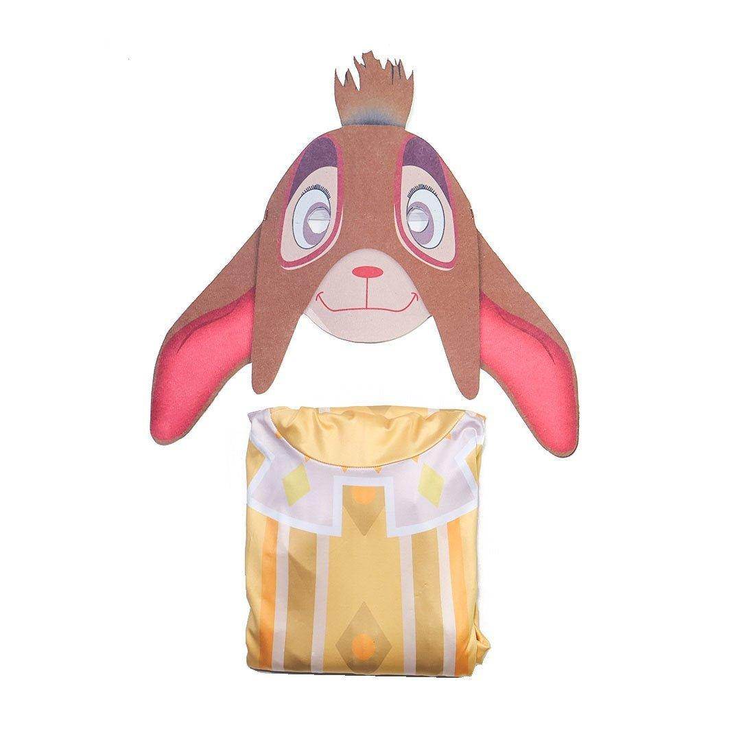 Wish Asha Valentino Cosplay Costume Adult Sheep Jumpsuit with Mask - zzcosplay