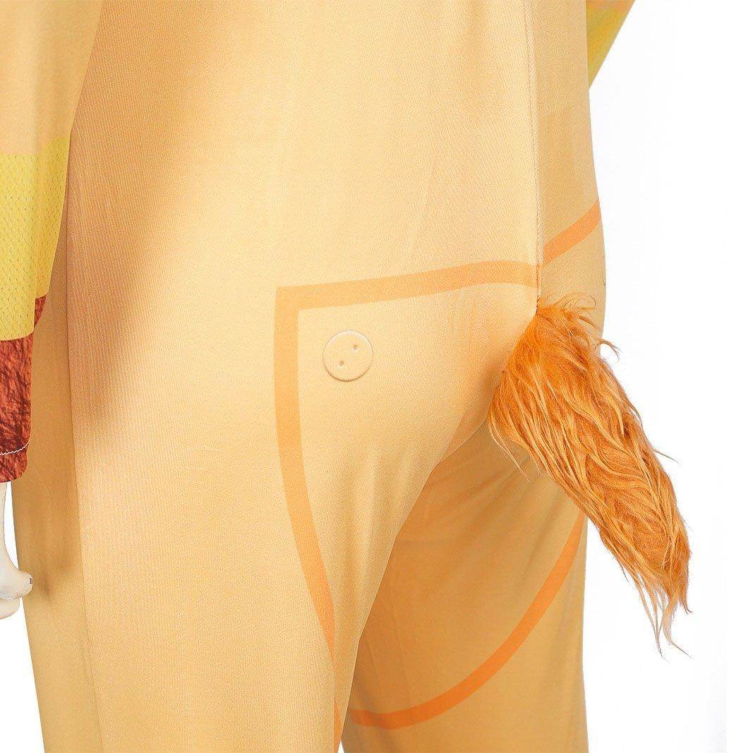 Wish Asha Valentino Cosplay Costume Adult Sheep Jumpsuit with Mask - zzcosplay