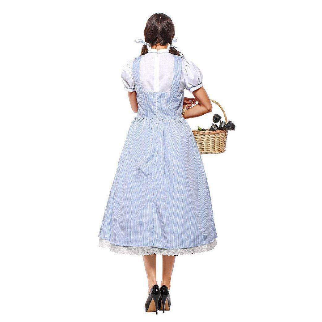 Wizard of Oz Dorothy Costume Dress Maid Alice for Women XXL Size - zzcosplay