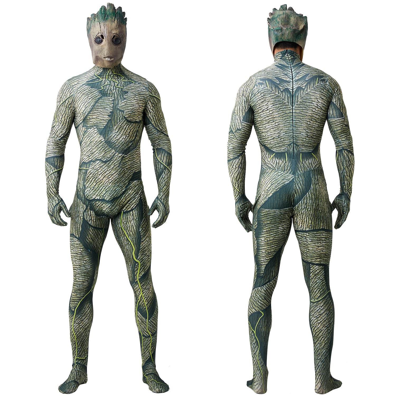 Groot Cosplay Costume Jumpsuit Zentai Party Carnival - zzcosplay