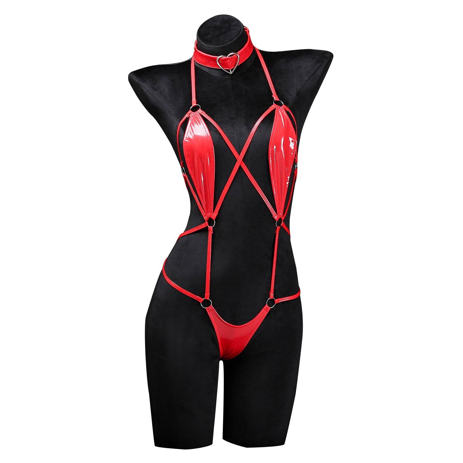 Sukumizu One-Piece Tie-Up Suit Costume - zzcosplay