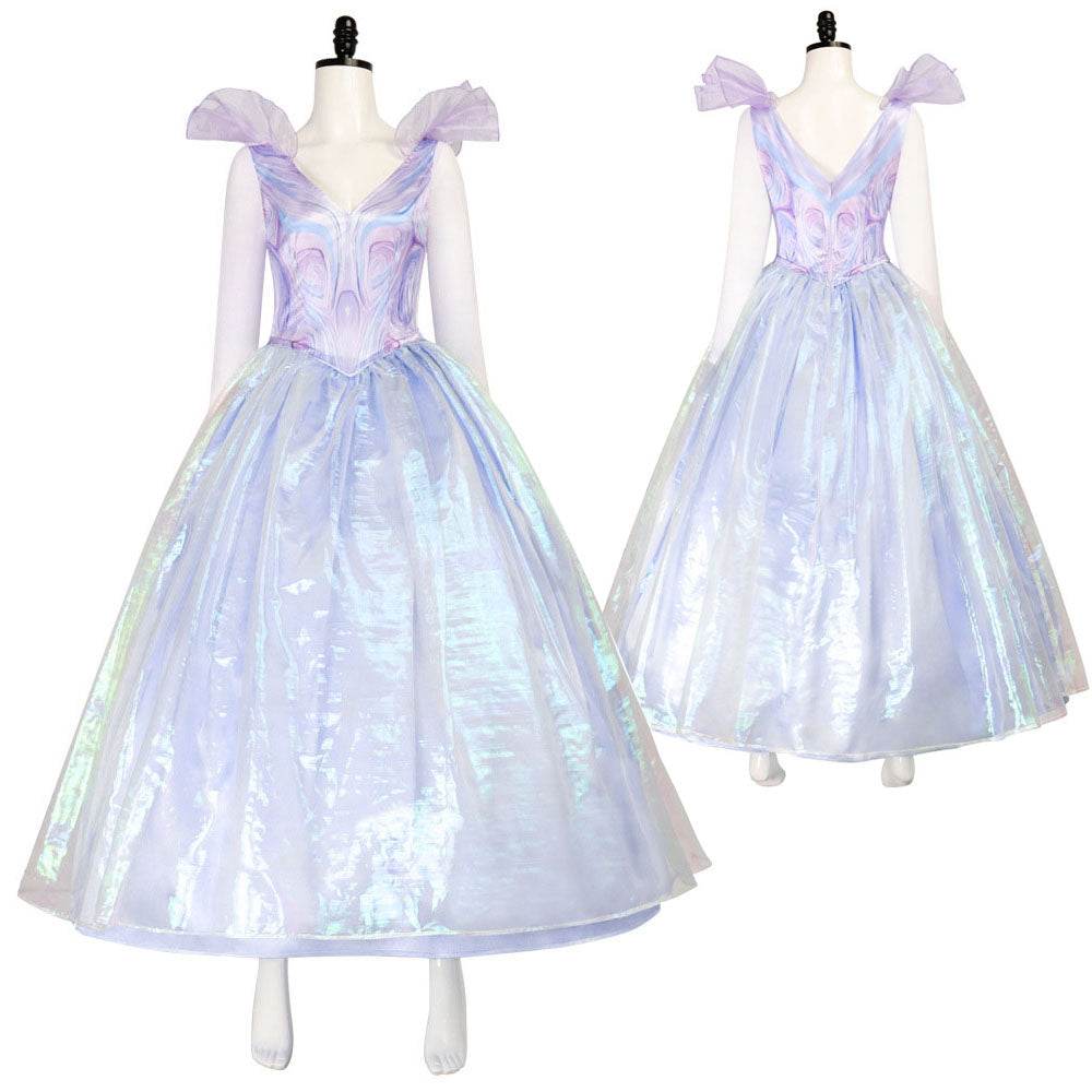 Wicked Glinda Women Blue Dress Outfit Carnival Halloween Cosplay Costume - zzcosplay