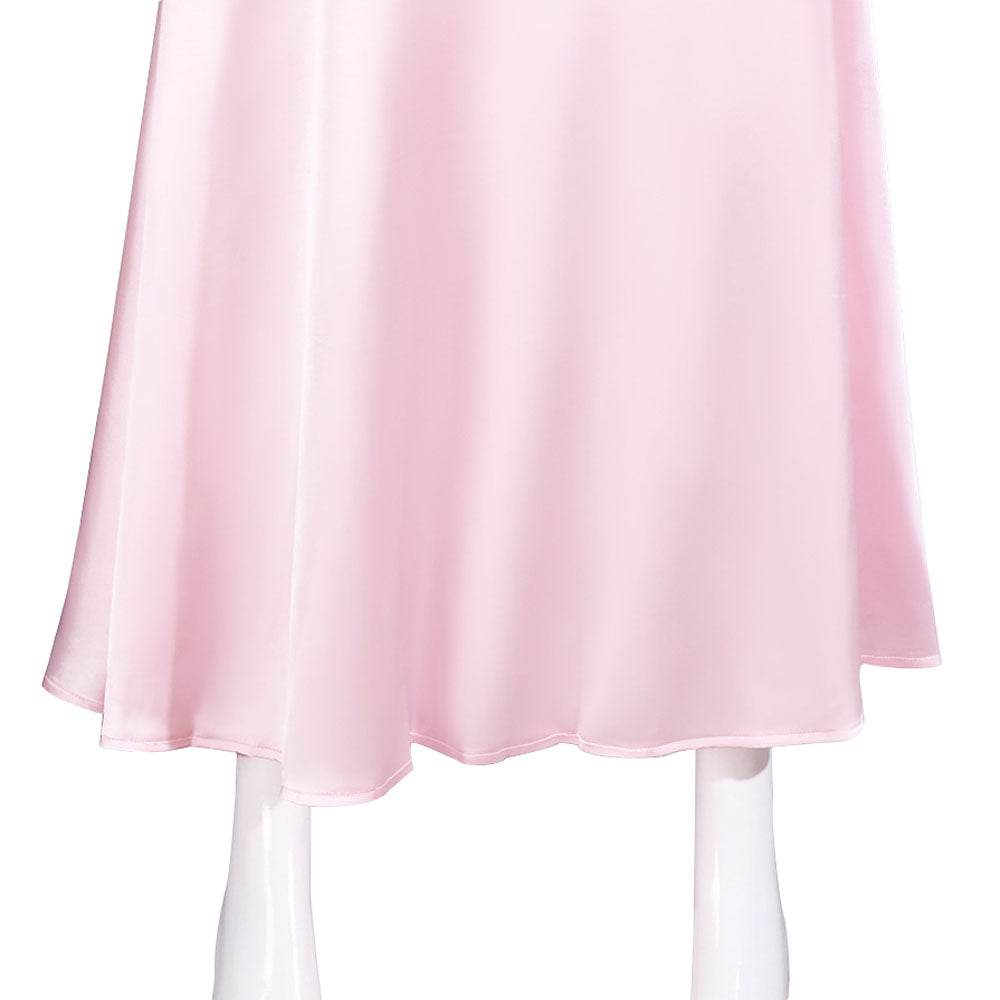 Wicked Glinda Women Pink Suspender Dress Outfit Carnival Cosplay Costume - zzcosplay