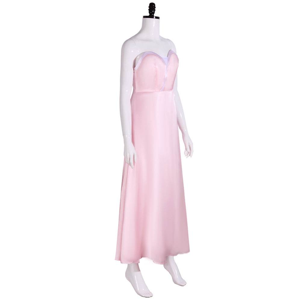 Wicked Glinda Women Pink Suspender Dress Outfit Carnival Cosplay Costume - zzcosplay
