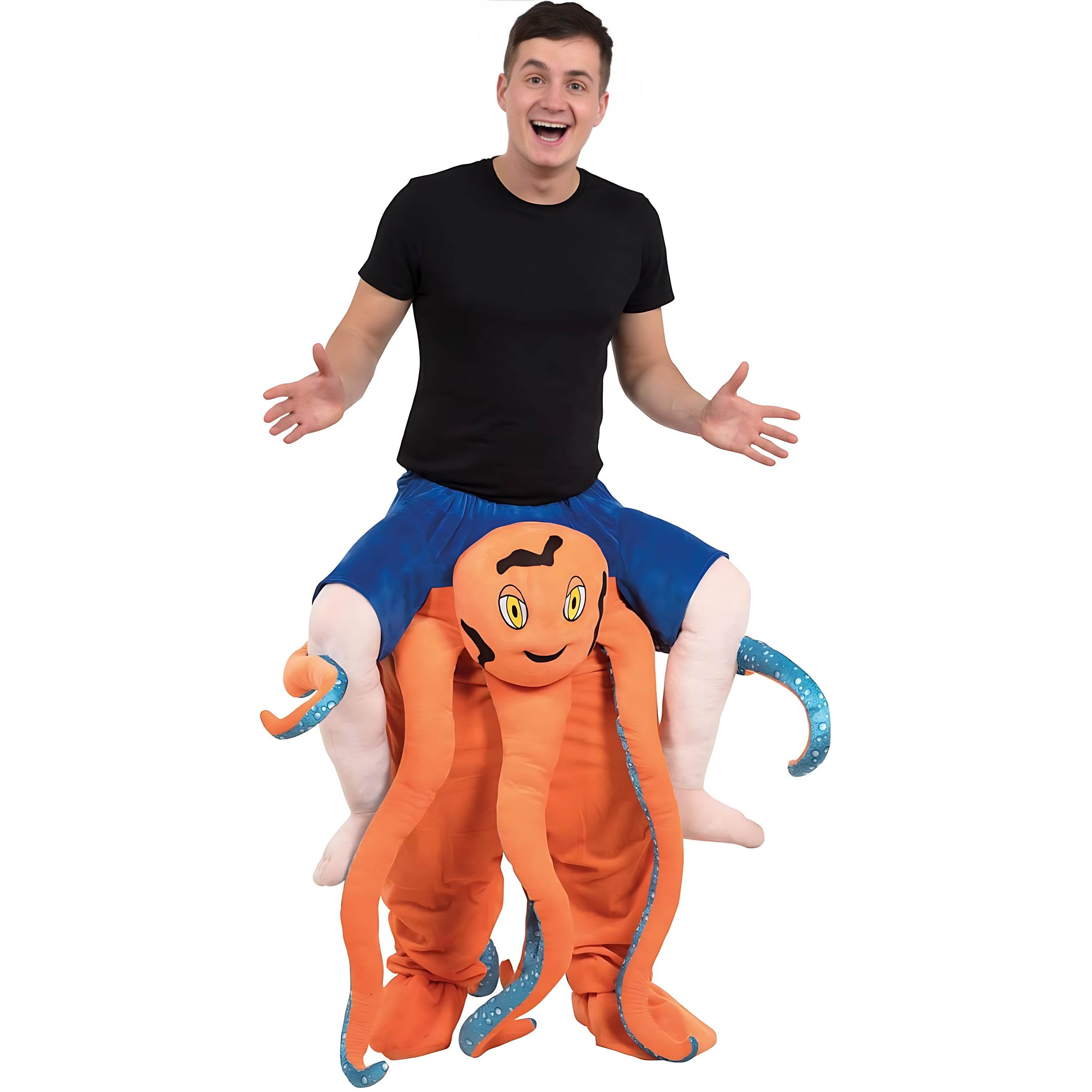 Brown Bear Teddy Unicorn Sheep Horns Octopus Funny Puppet Costumes - zzcosplay