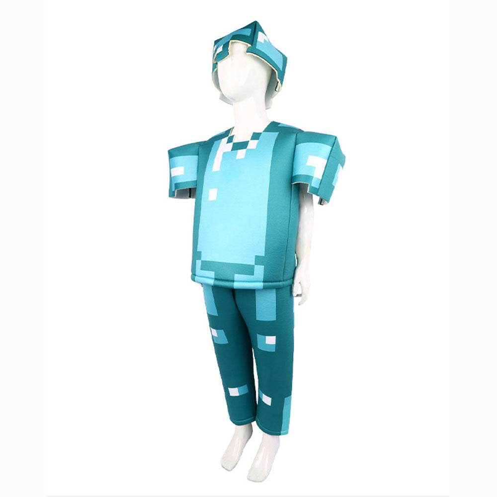 Minecraft Steve Costume for Kids Halloween - zzcosplay