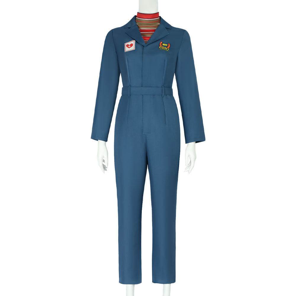 Mouthwashing Anya Women Blue Jumpsuit Carnival Halloween Cosplay Costume - zzcosplay