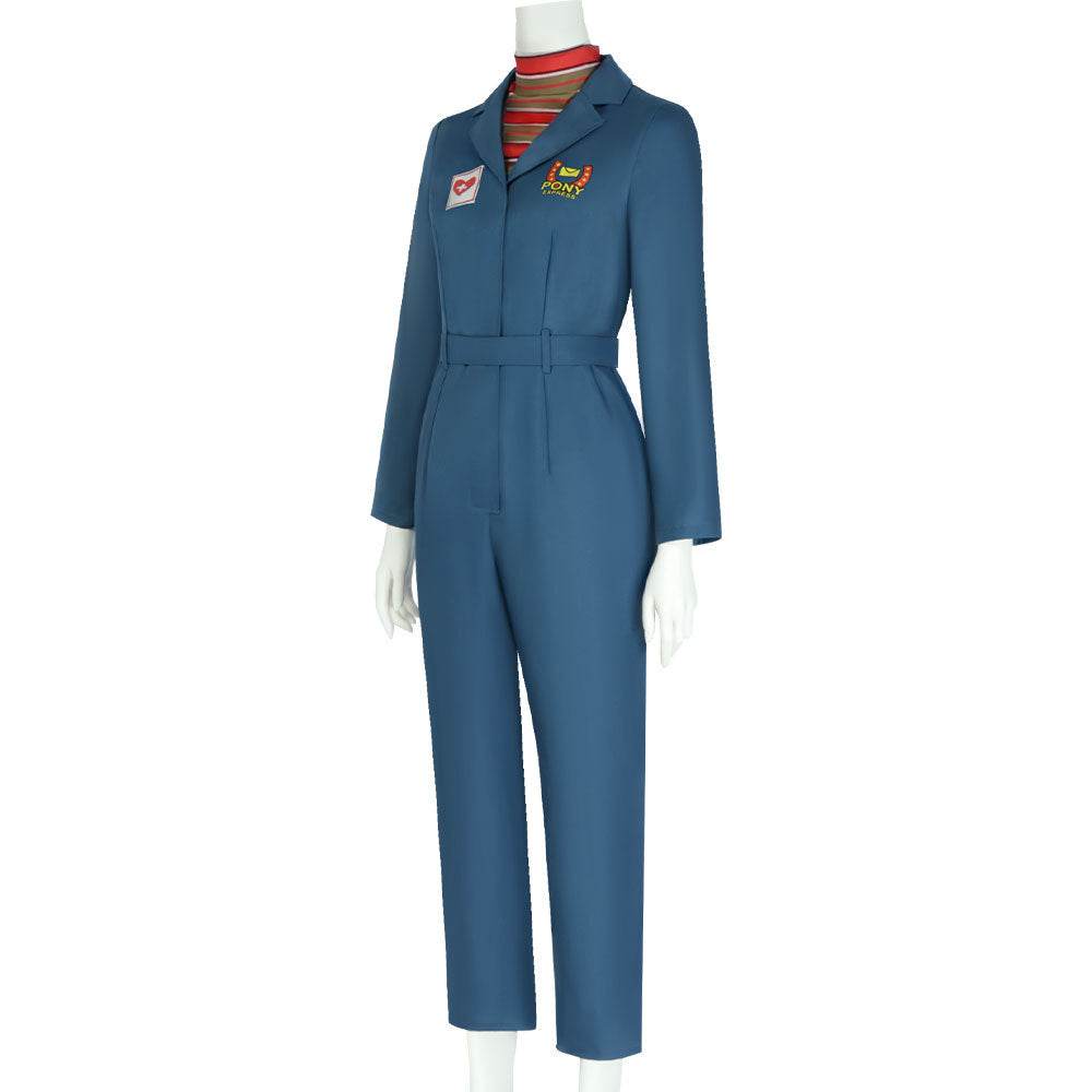 Mouthwashing Anya Women Blue Jumpsuit Carnival Halloween Cosplay Costume - zzcosplay