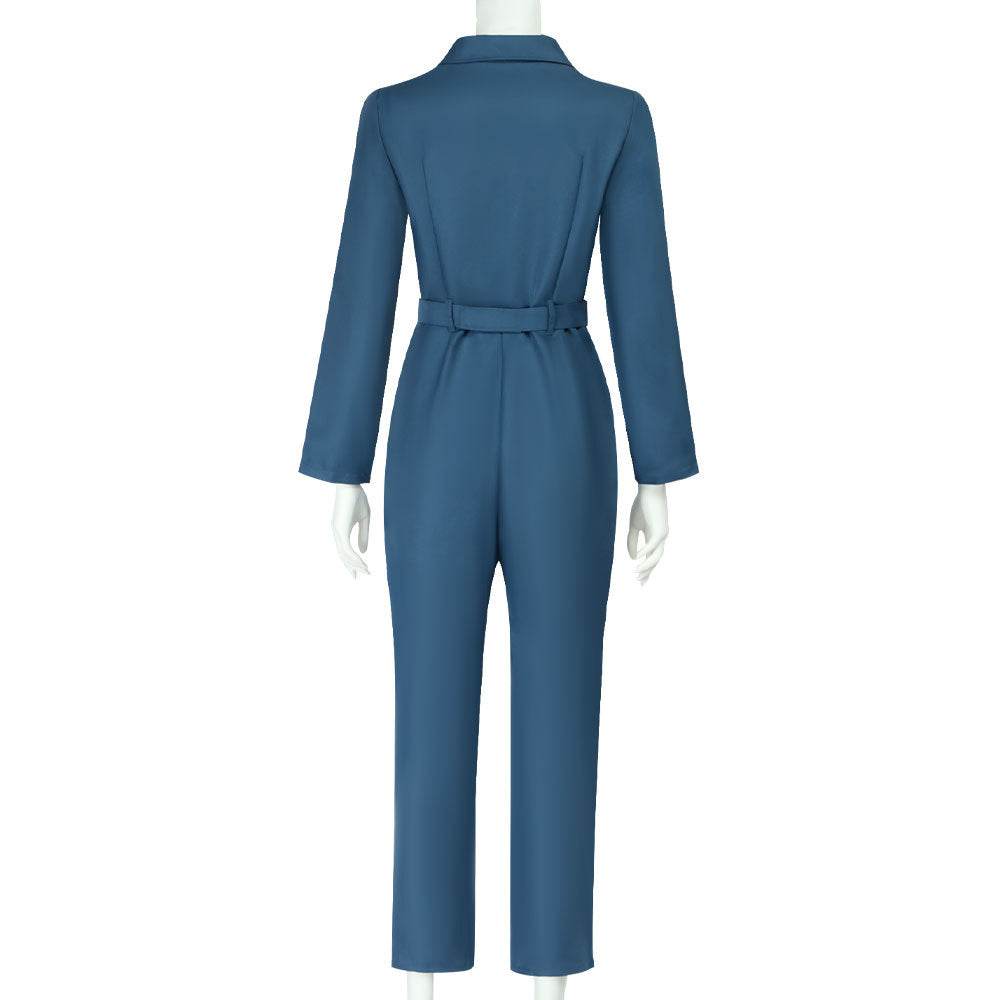 Mouthwashing Anya Women Blue Jumpsuit Carnival Halloween Cosplay Costume - zzcosplay