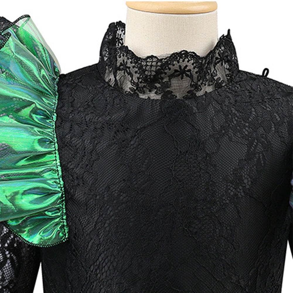 Wicked Black lace dress Halloween holiday party dress - zzcosplay