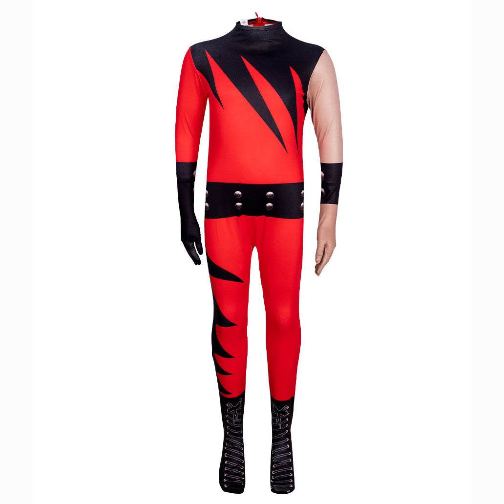 WWE wrestler Kane jumpsuit Cosplay Costume For Kids - zzcosplay