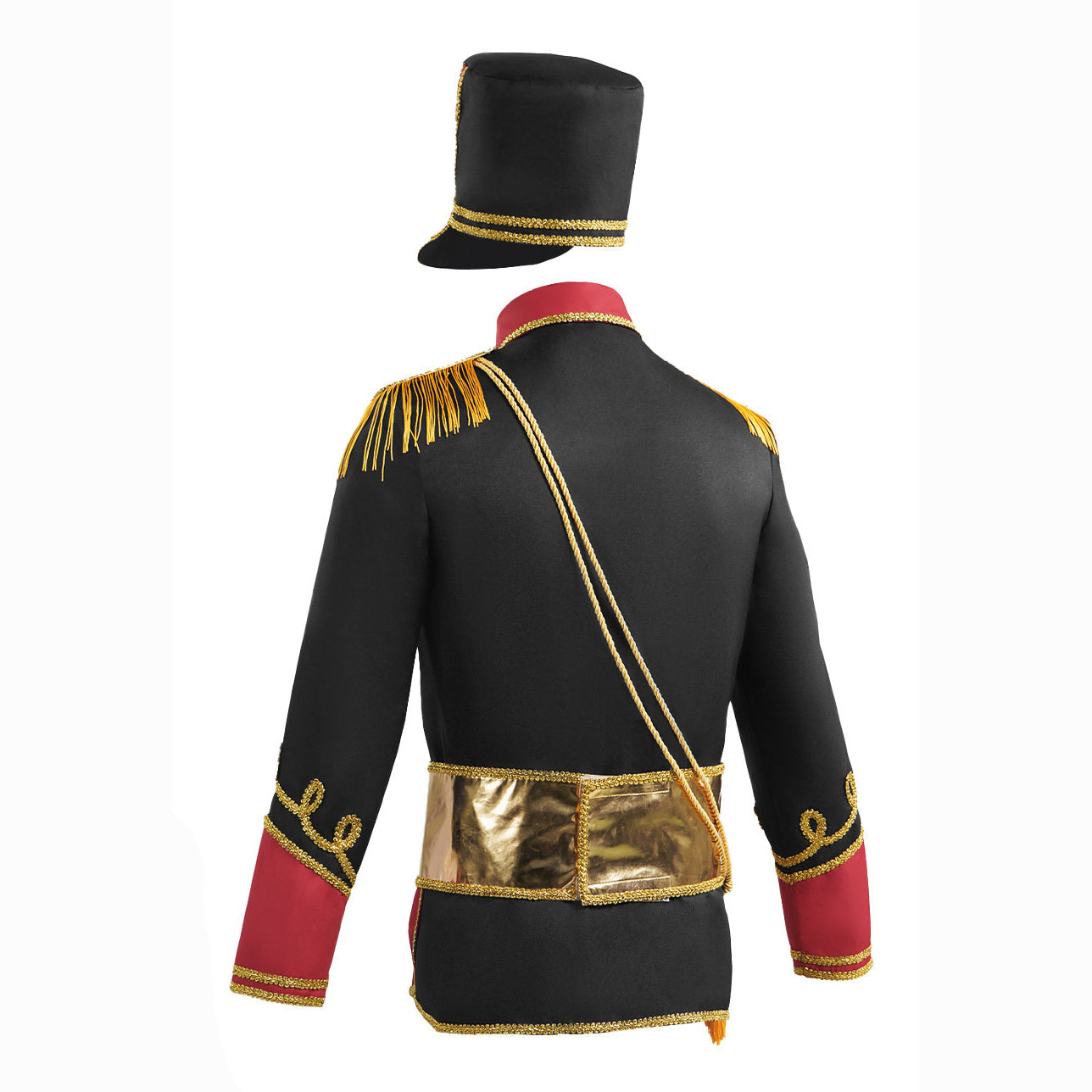 British Hussar Tunic Royal Prince Tailcoat Drummer Parade Costume Jacket Men Halloween - ZZCOSPLAY