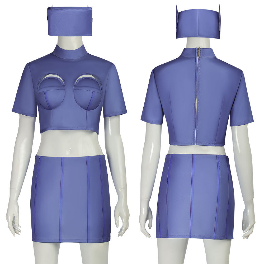 The Fifth Element Stewardess Lilu Cosplay Costume Halloween - ZZCOSPLAY