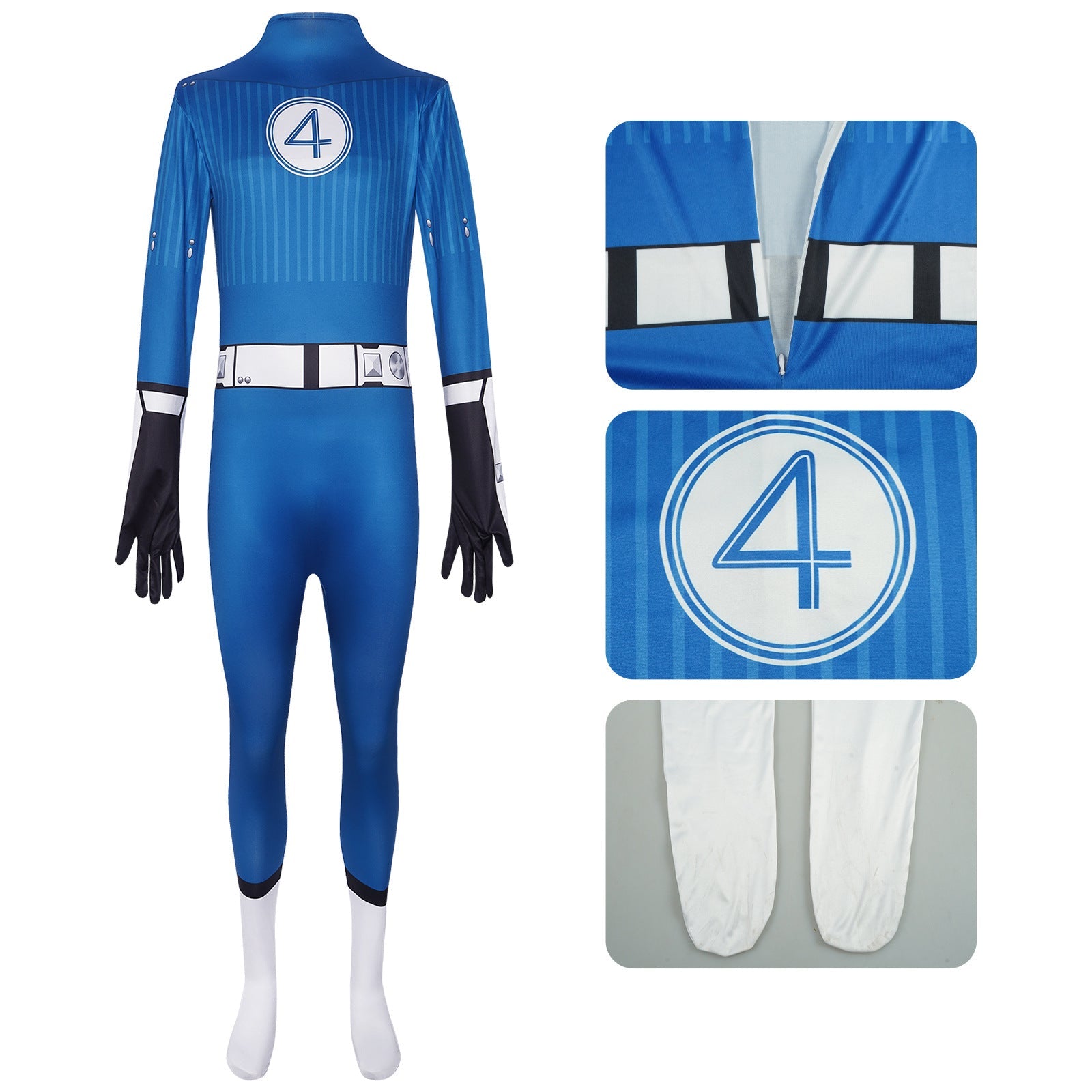 The Fantastic Four First Steps Thing Jumpsuit Cosplay Costume - ZZCOSPLAY