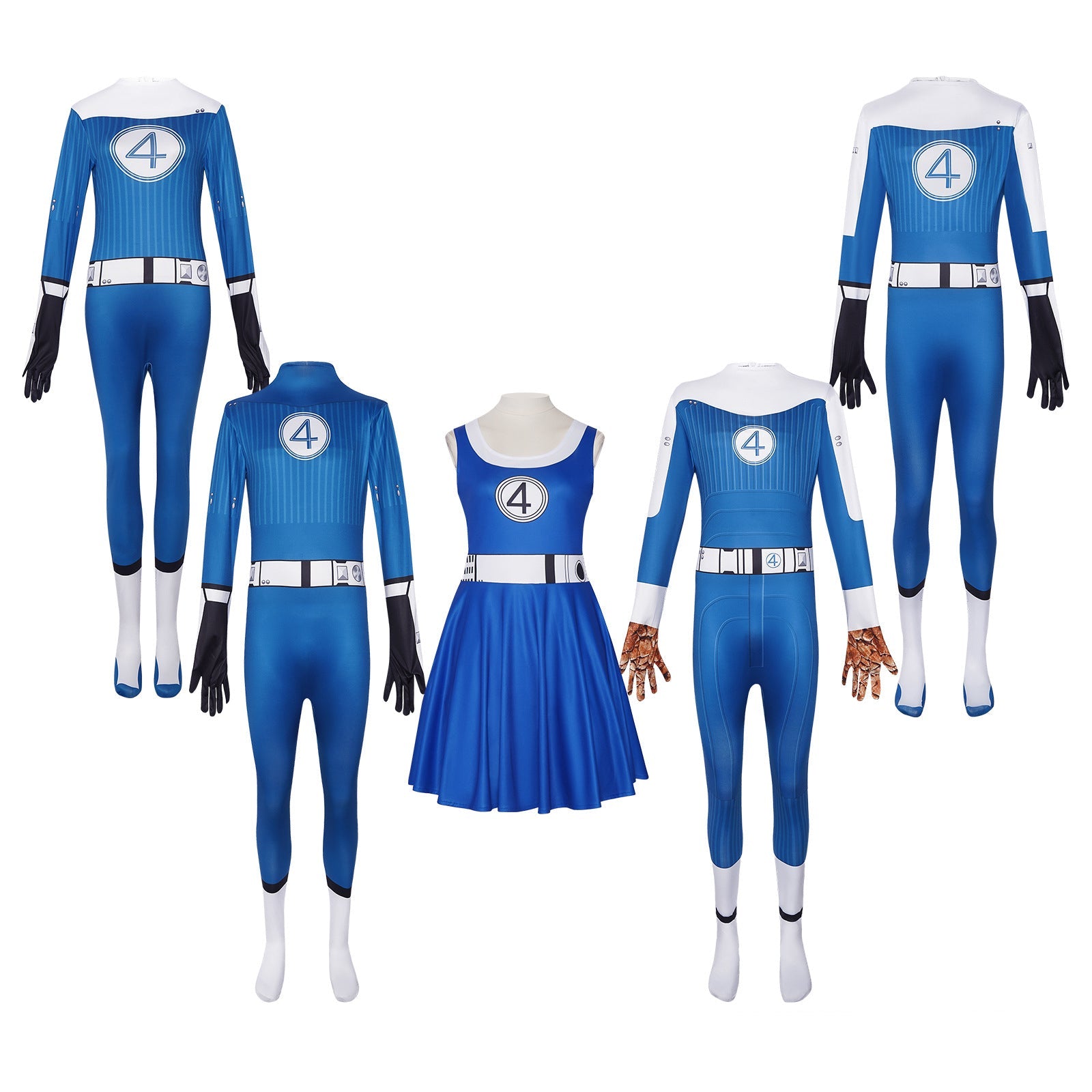 The Fantastic Four First Steps Thing Jumpsuit Cosplay Costume - ZZCOSPLAY