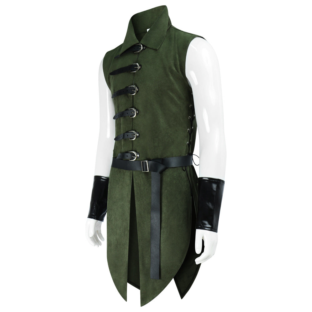 The Hobbit Elf King Vest Halloween Renaissance Cosplay Costume - ZZCOSPLAY