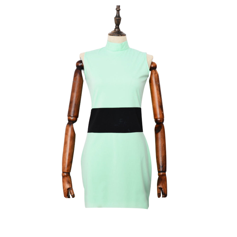 The Powerpuff Girls Blossom Costume Pink Blue Green Mini Fancy Dress - ZZCOSPLAY