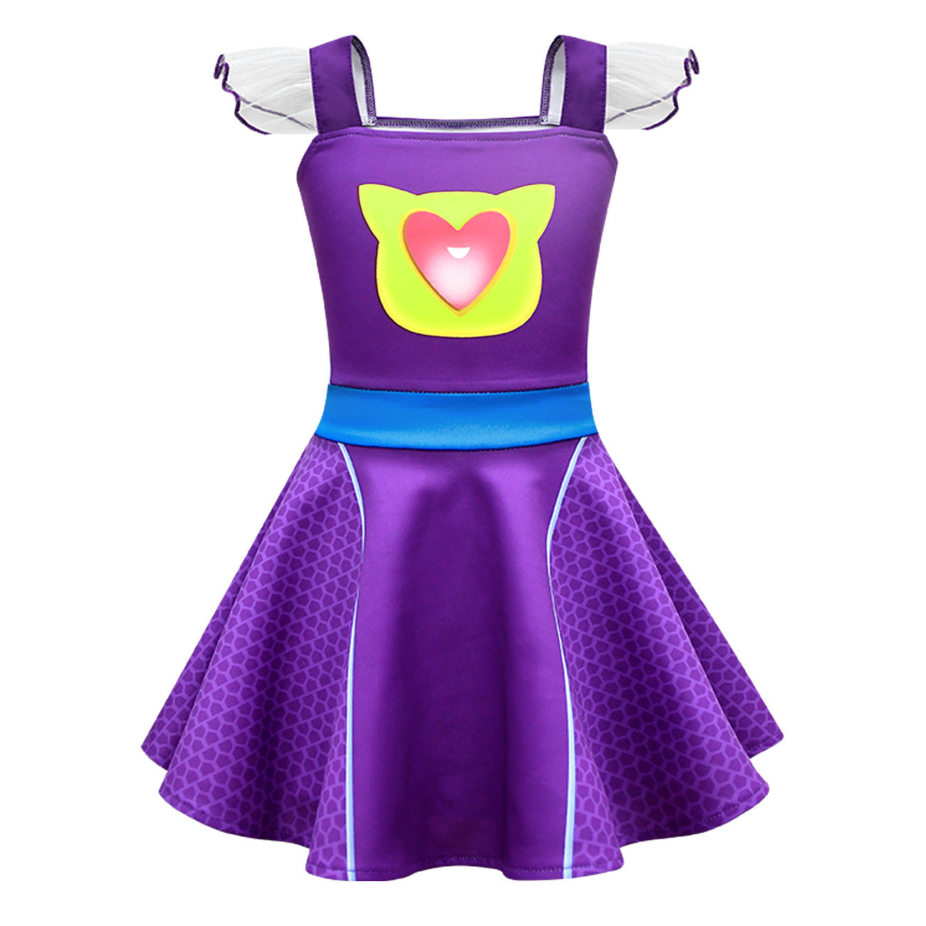 SuperKitties Sparks Buddy Light Up Costume Princess Dresses For Kids Girl - ZZCOSPLAY