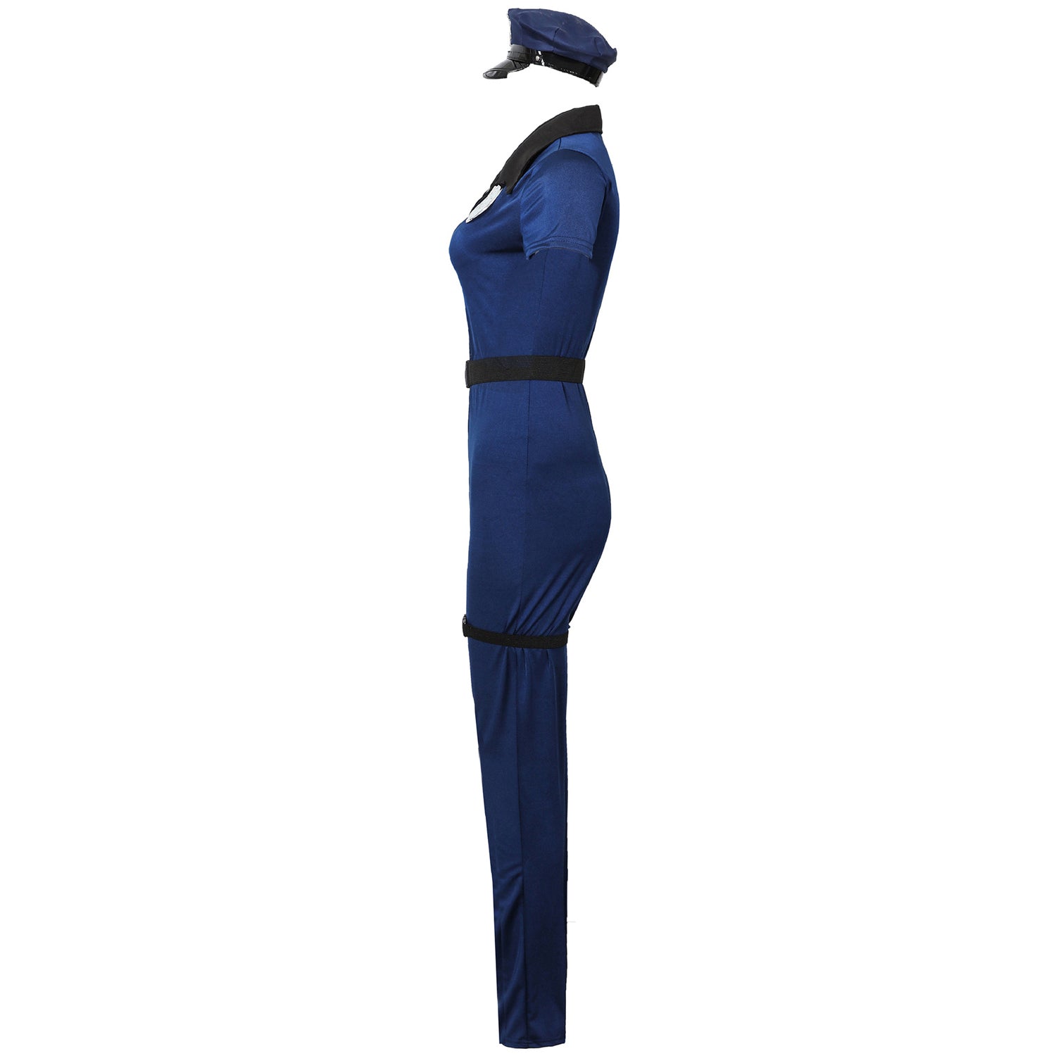 Women Cop Police Costume With Hat Halloween M to XL - ZZCOSPLAY