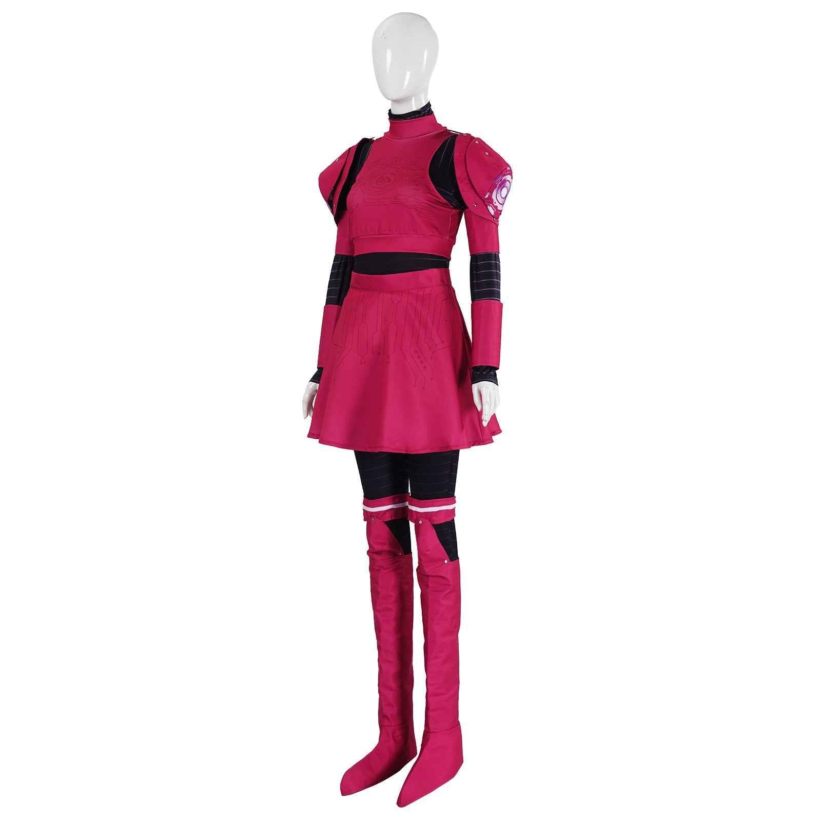 Robot Scary Doll Megan Costume M3GAN 2.0 Horror Cosplay for Adult Kids