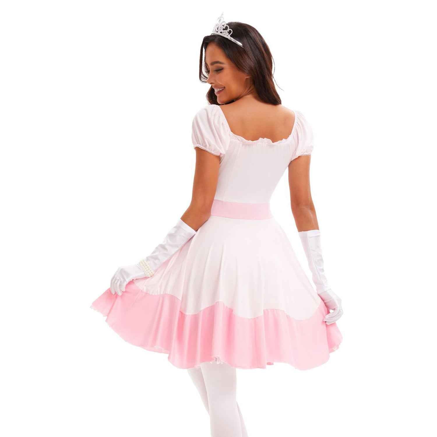 Peach Princess Costume Snow White Halloween