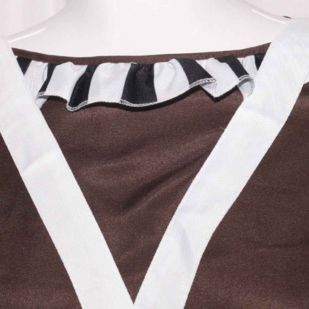 Charlie and the Chocolate Factory Clown Cosplay Costume Carnival Suit