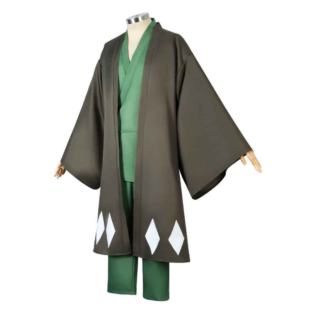 Bleach Urahara Kisuke Anime Cosplay Costume with hat Full Set
