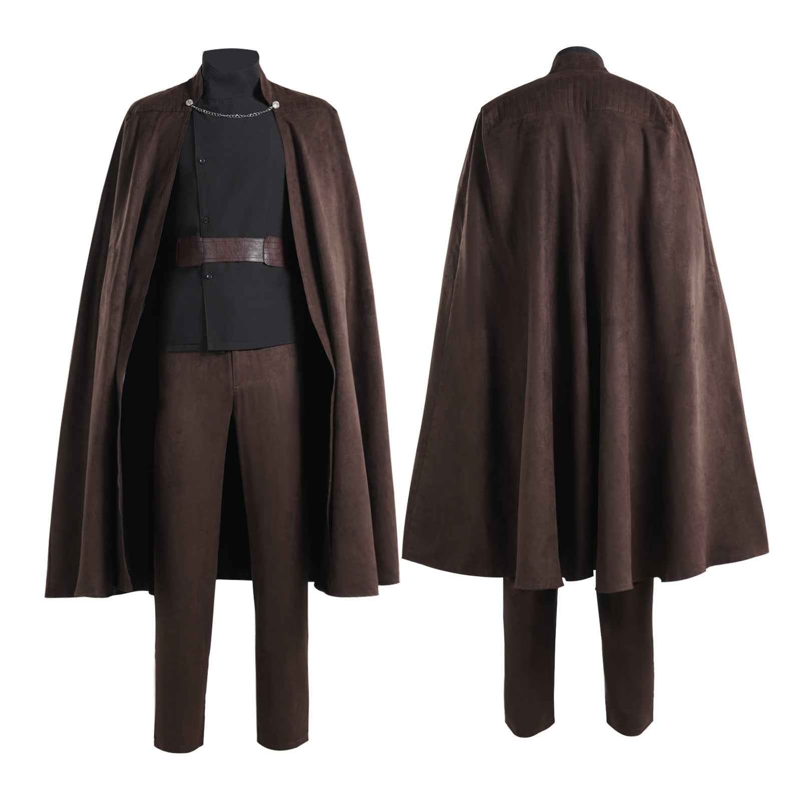 Count Dooku Costume Star Wars Cosplay Halloween Outfit Full Set