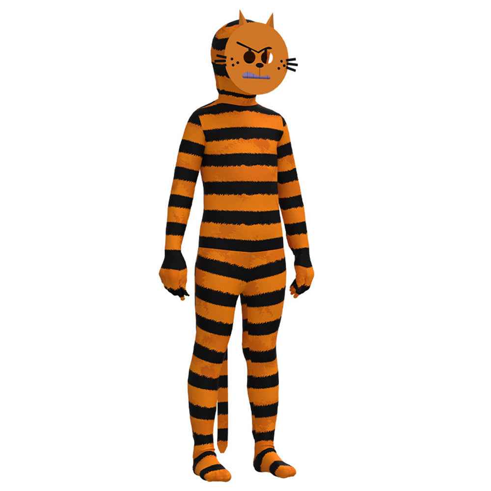 Dog Police Man Petey Cat Fancy Dress Costume Bodysuit With Hat