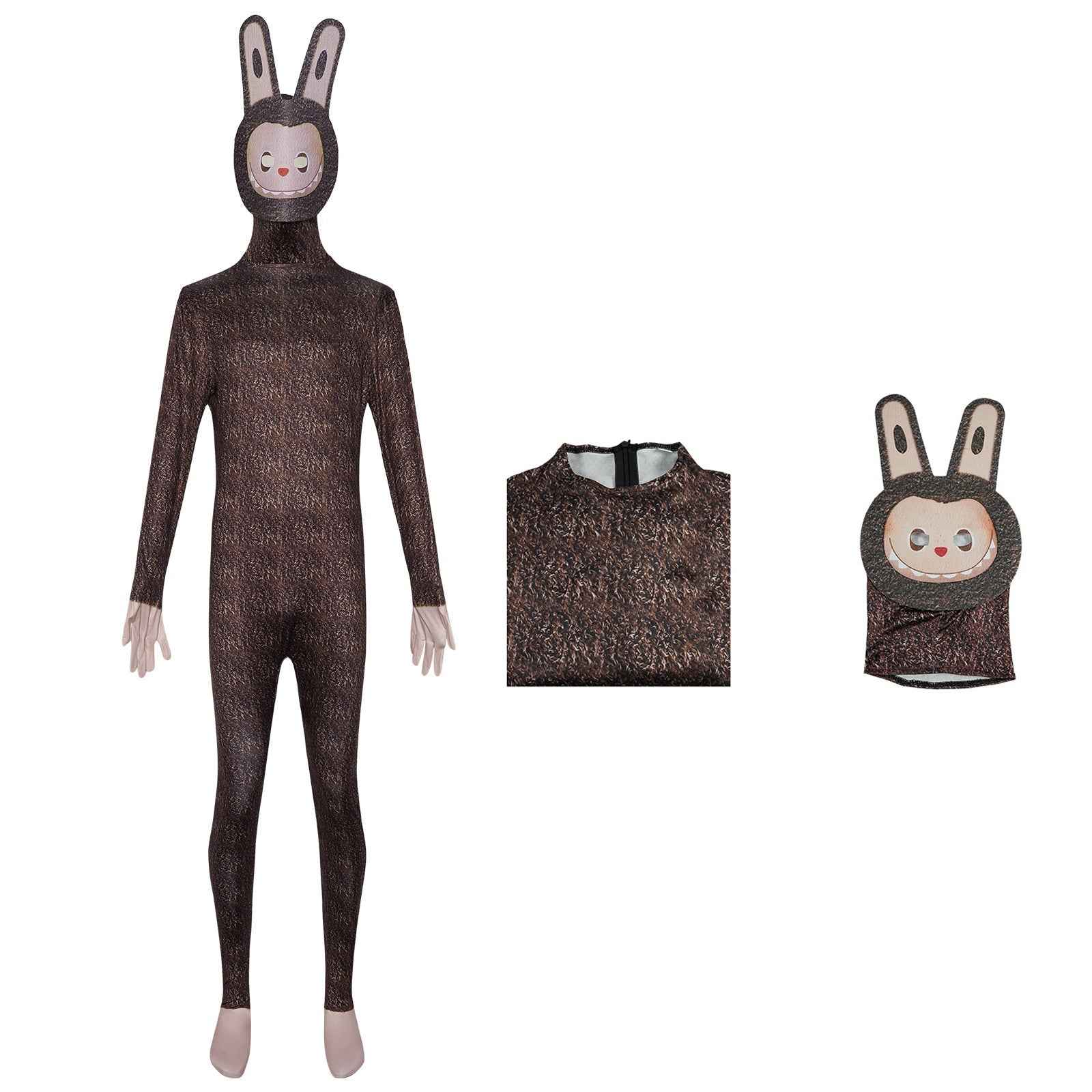 Labubu Cosplay Costume Jumpsuit Party Fancy Dress Bodysuit For Kids Adult Halloween