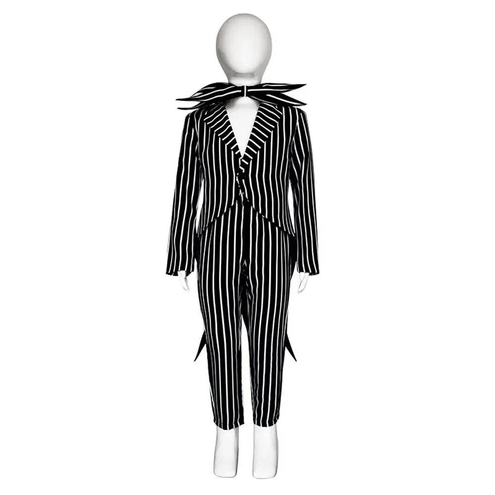 Adult kids Jack Skellington Sally Suit Costume The Nightmare Before Christmas for women men Boy Girl full Set - zzcosplay