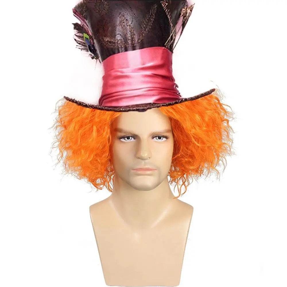 Alice in Wonderland Cosplay Wig Hatter Movie Costume Wigs for Adult - zzcosplay