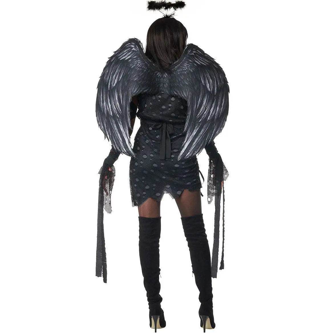Angel costume big wings zombie vampire evil ghost costume Halloween - zzcosplay