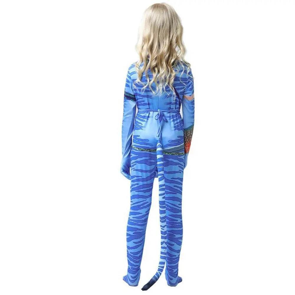 Avatar: The Way of Water Cosplay Costume kids zentai costume jumpsuit - zzcosplay